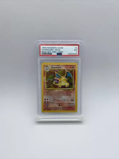 Pokémon | Charizard | No.4 | Base Set | Holo | Englisch | PSA 7