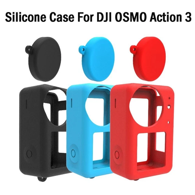 de lentille Protecteur Coque en silicone Anti-chute For DJI Osmo Action 3