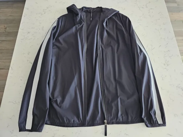 Neil Barrett Black Barrett Men's Windbreaker Jacket