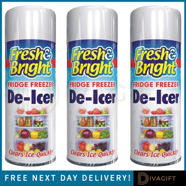 200Ml Fridge Freezer De Icer Spray Defrost Ice Quickly Anti Bacterial Deicer