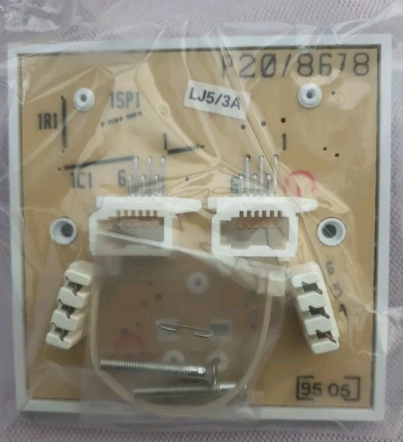 10 X BRITISH ( BT) LINE JACK 5/3a Twin Socket Extension £20.00