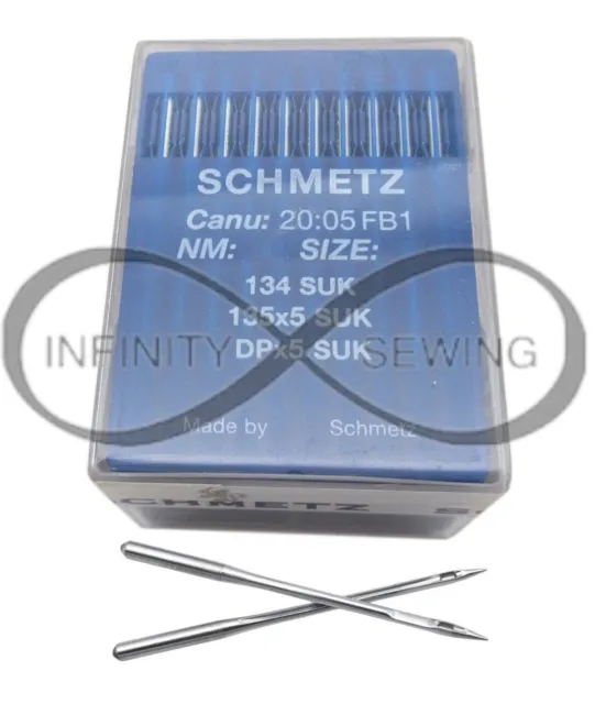 SCHMETZ 100Pcs Agujas de Máquina de Coser Industrial DPX5 135X5 SY1901