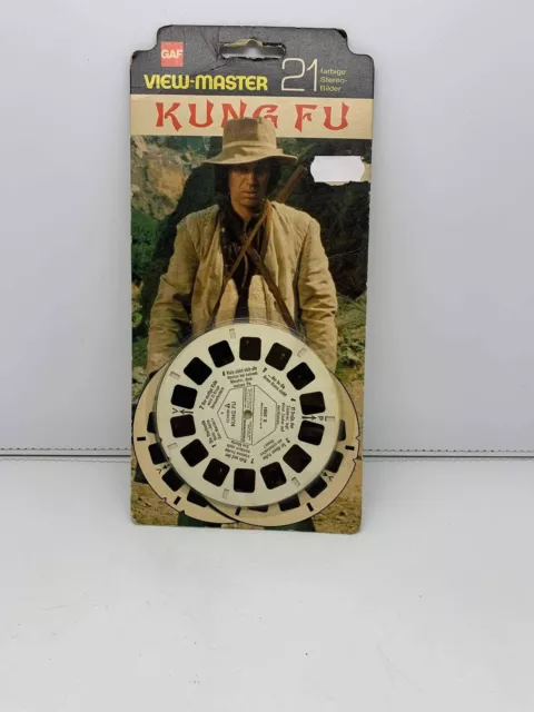 Vintage Kung-Fu View-Master Warner Bros 1976 GAF Belgium RARE NEW SEALED