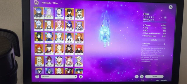 Genshin Impact player offers a game account with the rarest UID for $1