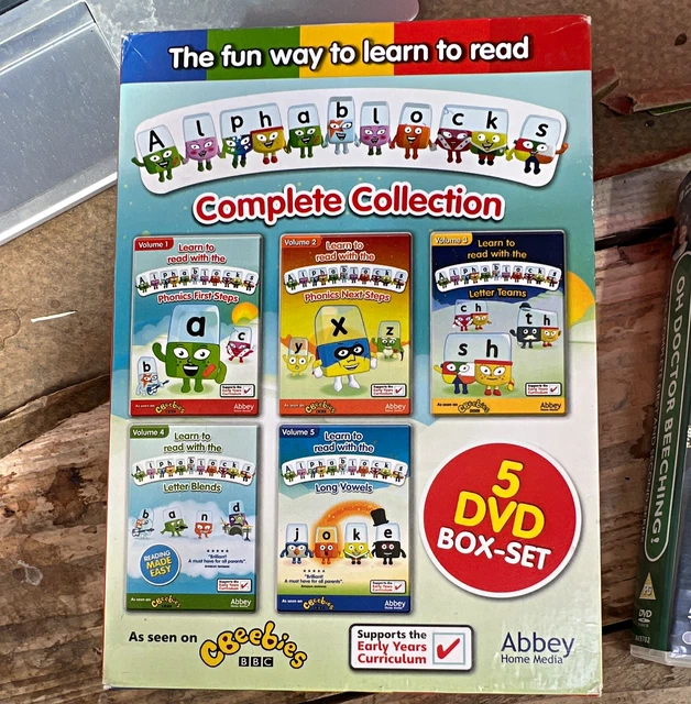 ALPHABLOCKS COMPLETE COLLECTION DVD Box Set - CBeebies Learn