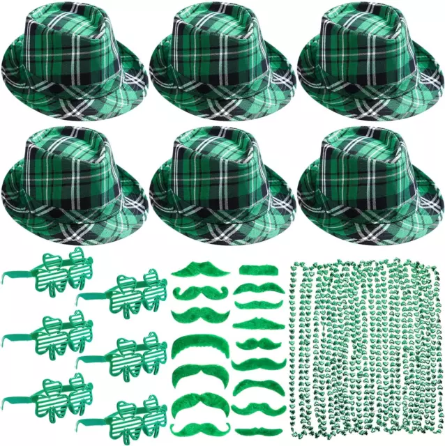 40 Pcs St. Patrick'S Day Accessories Favors Include Irish Leprechaun Hat, Clover