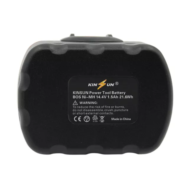 KINSUN Power Tool Battery 14.4V 1.5Ah for Bosch Drill GDR 14.4V PSR 14.4VE 13614 2