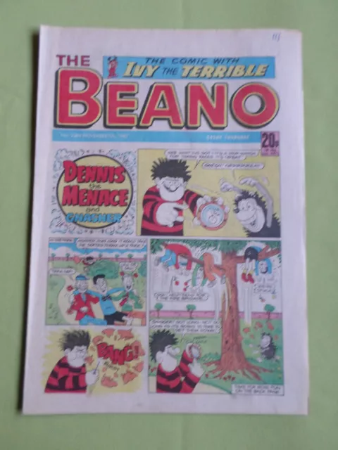 The Beano  - Uk Comic - 7 Nov 1987  - #2364