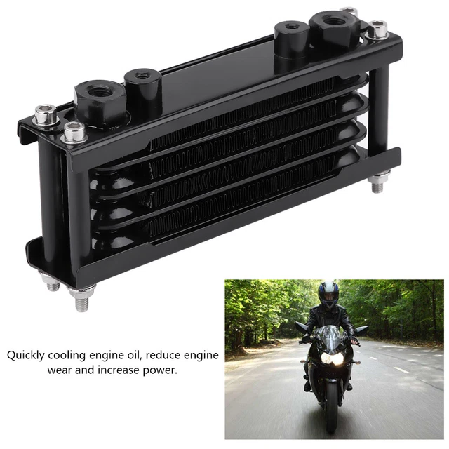 Car Motorcycle Engine Oil Cooler Cooling Radiator Parts For Motorbike Dirt Bike
