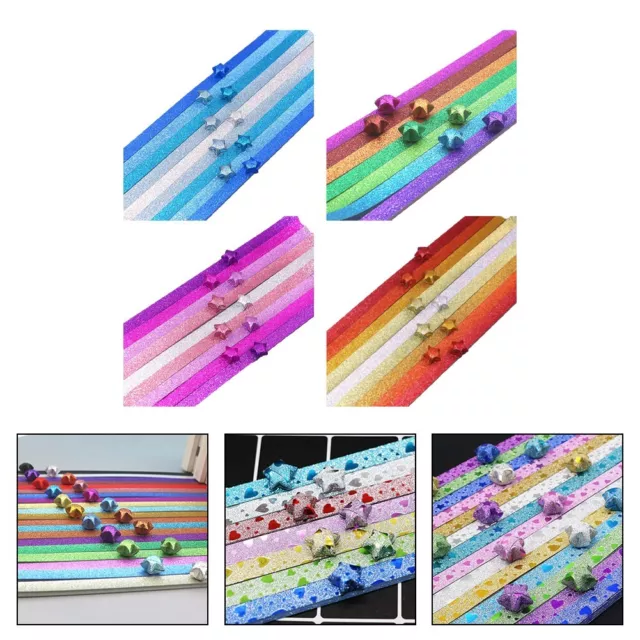Keyword Sparkling Origami Gradient Perfect For DIY Projects Craft Paper Seven S