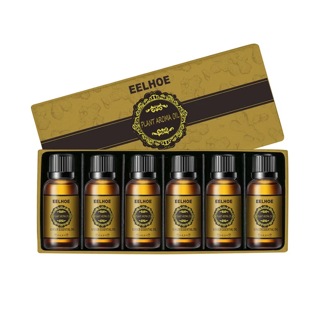 10ml massager Oil GINGER ESSENTIAL PLANT AROMA Belly Drainage (10ml6pcs)