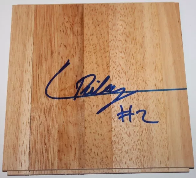 Cody Riley Signed Nba Basketball 6X6 Parquet Floorboard Future Star Coa