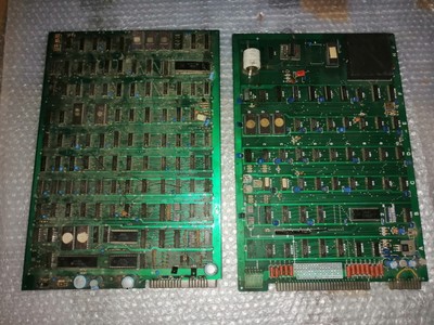 Jamma ROMS Unknown 2x Boards Classic Game Pcb No WORKING or Piece 