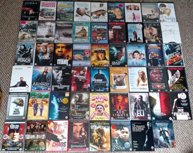 Job Lot 96 x DVD Movies Various Mix