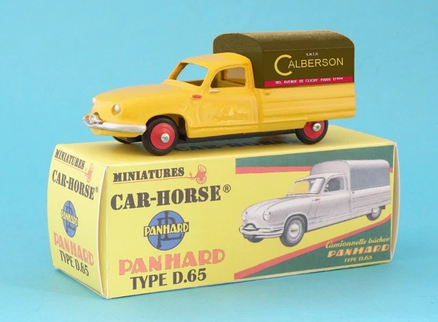Miniature Car-Horse Panhard Dyna Type D65 – Fourgon Ambulance Blanc, Style Dinky, état Neuf