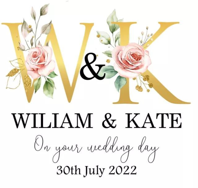 Personalised Wedding Card / Congratulations Wedding Card