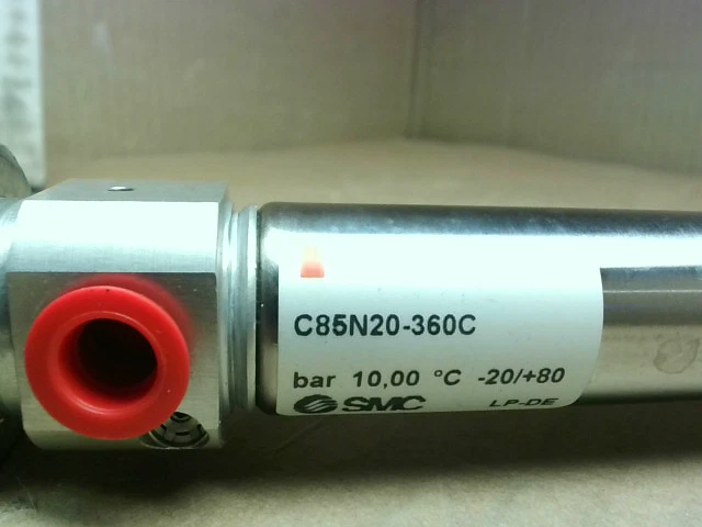 SMC C85N20-360C Pneumatic Cylinder Max. Press= 1.0 MPa Bore 20m - New No Box