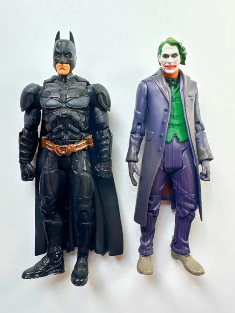 Batman The Dark Knight Movie The Joker 6” Figure Movie Masters Ledger Bale LOT