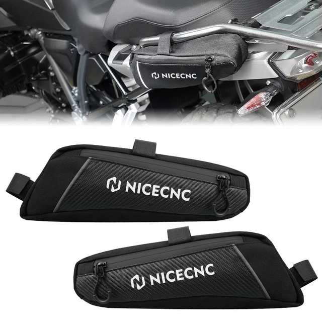 NICECNC Frame Side Tool Bags Box Rack Side Rack Luggage For BMW R1200GS LC 2013-2023 2022