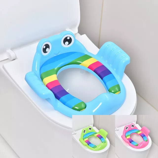 Potty Training Toilet Seat Thick Comfortable Foam Padded Baby