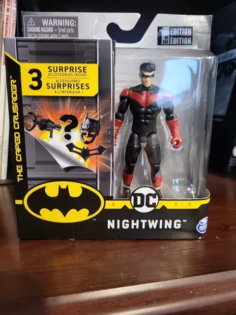 DC Batman Caped Crusader Red Nightwing (2020) Spin Master 1st Edition 4" Figure