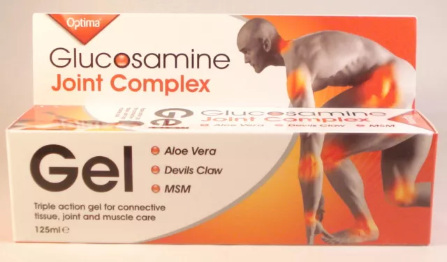 Optima Glucosamine Joint Complex 125ml. x 3 TUBES BBE 02/2026