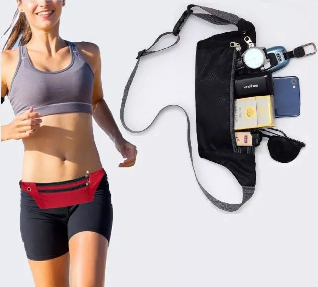 Marsupio Porta Smartphone Telefono Cellulare Da Cintura Per Corsa Sport Running