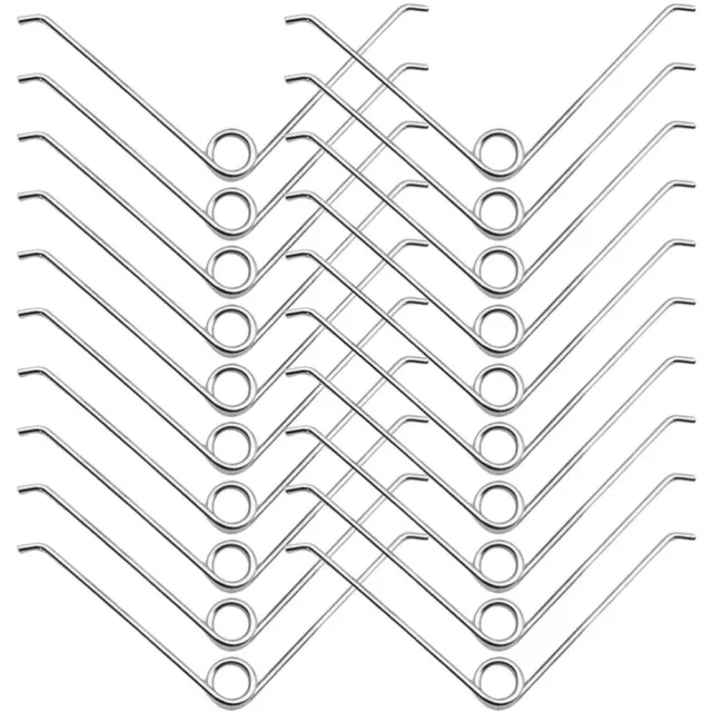 20 Pcs Cisailles À Ressort Acier Inoxydable De Porte Garage