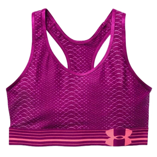 Under Armour Heatgear Alpha Racer Top Sport Reggiseno Ua Mid Compressione Lilla