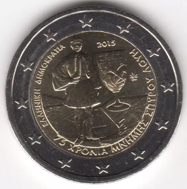 2 Euro-Sondermünze GRIECHENLAND 2015 Spyridon Louis