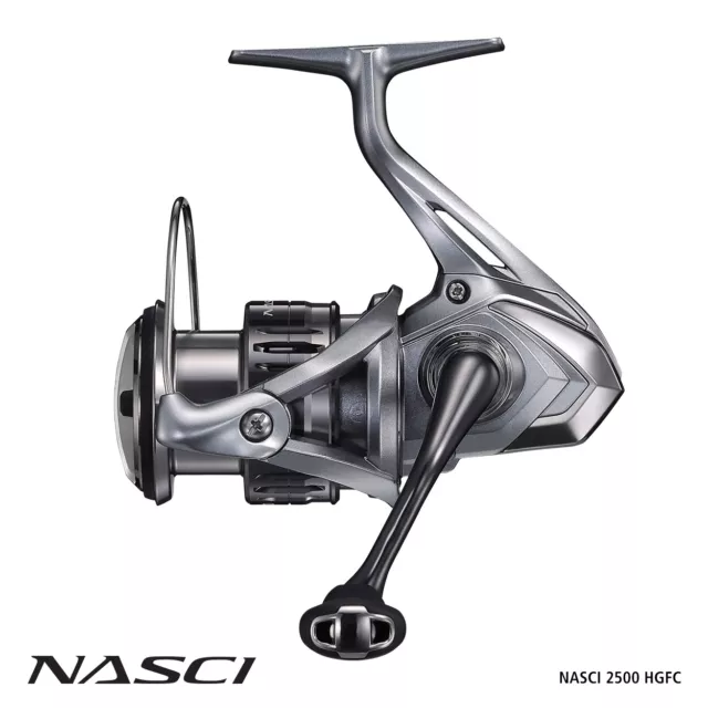 Free Express Shipping - Shimano 2021 Nasci 2500 HGFC Spinning Fishing Reel