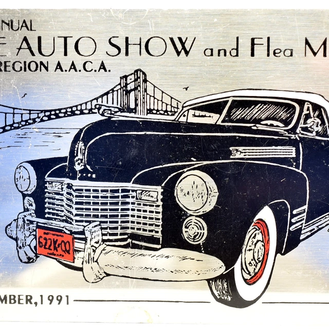 1991 STATEN ISLAND Antique Club Car Car Show Flea Market 1941 Cadillac