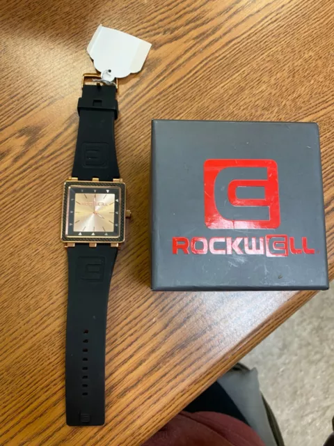 NEW Rockwell The CF Fast and light Stainless Steel Watch Black (NEEDS BATTERY)