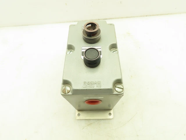 Ronan X15-1001S Explosion Proof Annunciator Alarm Pushbutton Enclosure 115V 3A