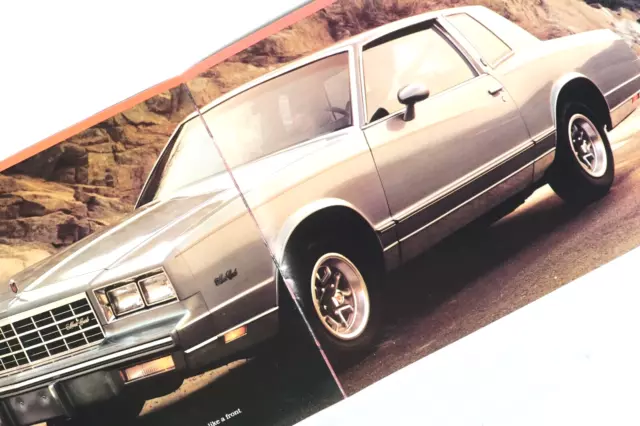 1983 Chevrolet Monte Carlo CL Original Chevy Dealer Sales 10 Page Brochure