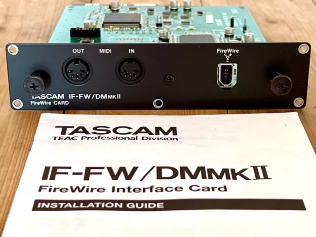Tascam IF-FW/DM MKII Firewire Carte extension pour DM3200/DM4800 Expansion Card
