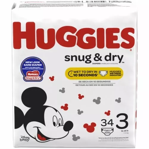 Huggies Snug Dry Baby Diapers size 3 Bundle 2