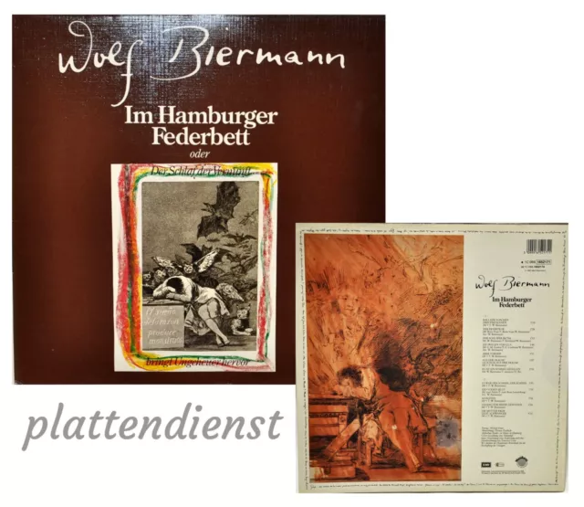 Wolf Biermann - Im Hamburger Federbett    ❤️ 12" Vinyl   EMI 1983 ❤️