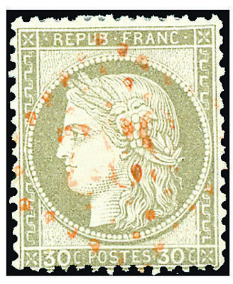 France Classique Cérès N°59 obl GC 4257 Villeneuve-L'Archeveque C933 