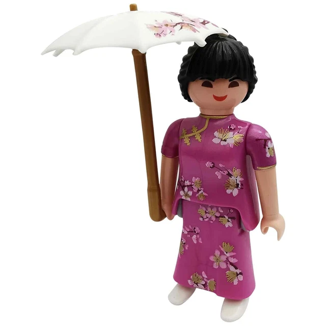 Figurine Playmobil Fille - Robe à Fleurs, Pour Ferme/ranch, Occasion