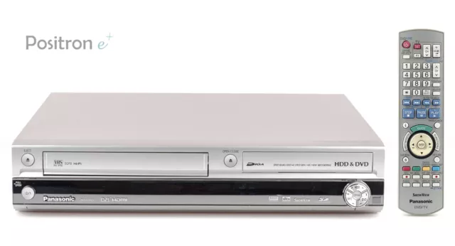 Panasonic DMR-EX95V VHS DVD Registratore 250GB HDD / revisionato 1 Anno garanzia