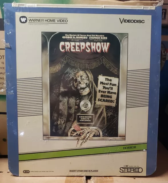 RARE SEALED CED Video Disc Creepshow Movie 1982