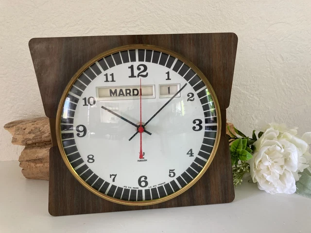 Pendule murale Jaz en fer forgé années 60 | Selency