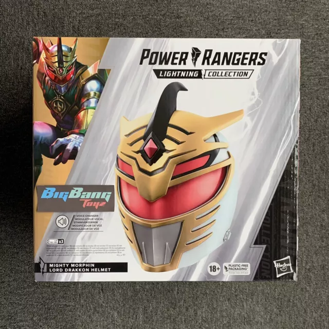 Hasbro Power Rangers Lightning Collection MMPR Lord Drakkon Electronic Helmet