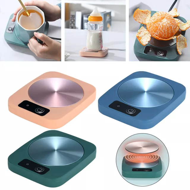 Heating Coaster Warmer Smart Electric Milk Coffee Tea Mug Cup Heater Mat Pad USB