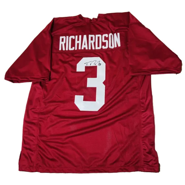 Trent Richardson Autographed Alabama Crimson Tide Custom Jersey - JSA