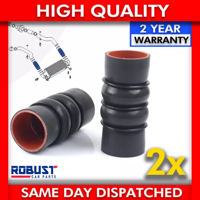 FOR FORD TRANSIT CONNECT 1.8 TDCi TDDI SILICONE INTERCOOLER TURBO HOSE PIPE PAIR