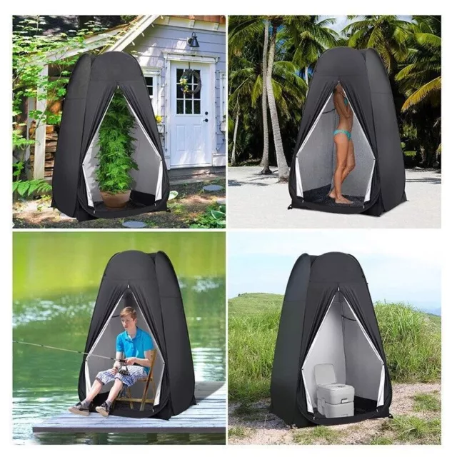 AU New Outdoor Privacy Changing Room Portable Pop Up Camping Shower Tent Toilet