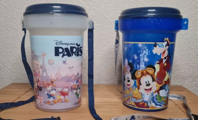 Disneyland Paris Disney Popcorn Buckets X2