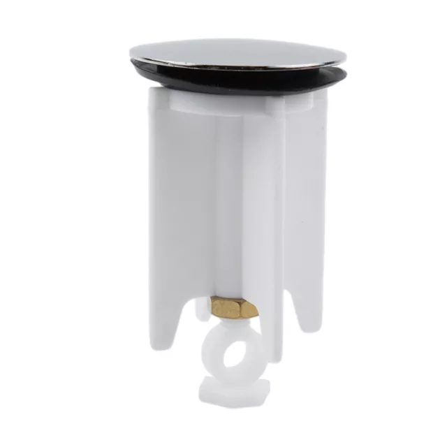 Bouchon de lavabo disponible diamètre 4,0 cm corps en plastique blanc disponibl